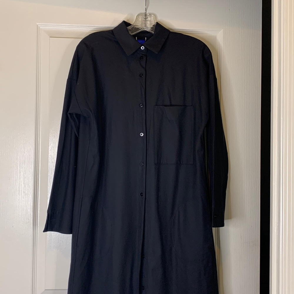 Kit and Ace Black Shirt Dress